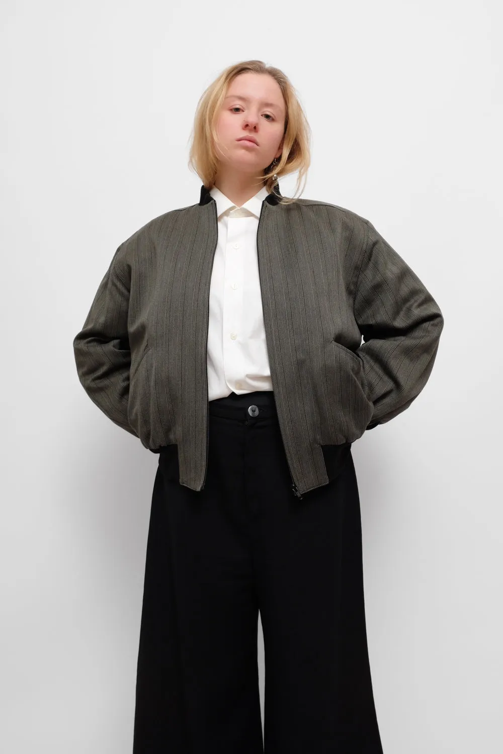 WOOL VINTAGE BOMBER JACKET 1980