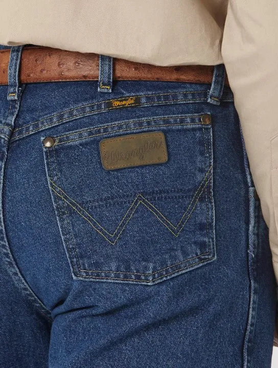 Wrangler 31MGSHD Heavyweight Stone Denim Prewashed George Strait Cowboy Cut® Relaxed Fit Jean (SHOP IN-STORES TOO)