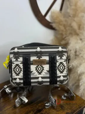 WRANGLER BLACK  AZTEC CROSSBODY