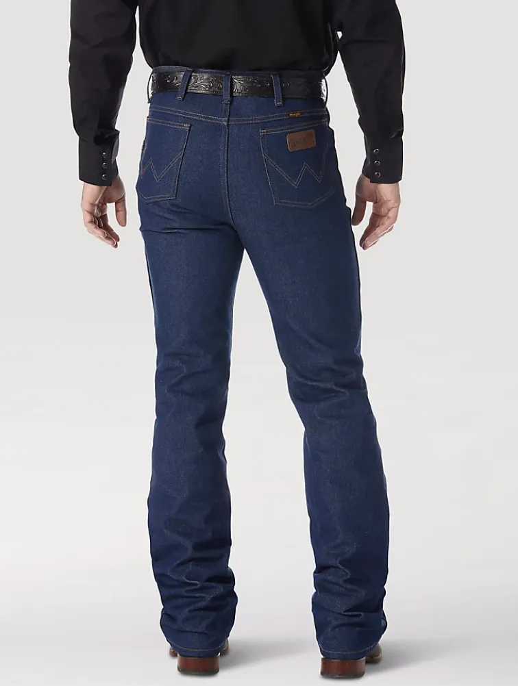 Wrangler Cowboy Cut Boot Jean Slim Fit Navy Style 0935NAV