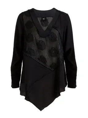 XENYA short tunic - Black