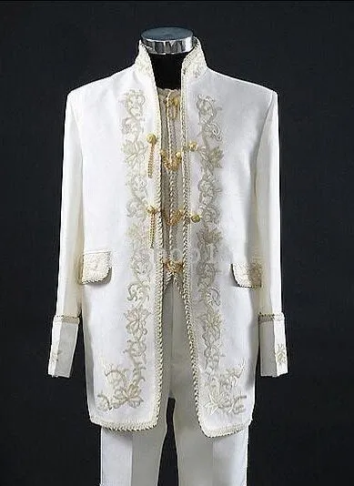 xiangtuibao Custom Made Slim Fit Embroidery Tuxedos Blazer Sets Groom Wedding Men Suits Set Prom Terno Masculino Slim Fit Men Clothing