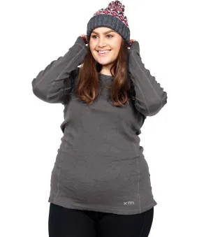 XTM Siberia Merino Wool Plus Size Thermal Top Grey XL-3XL