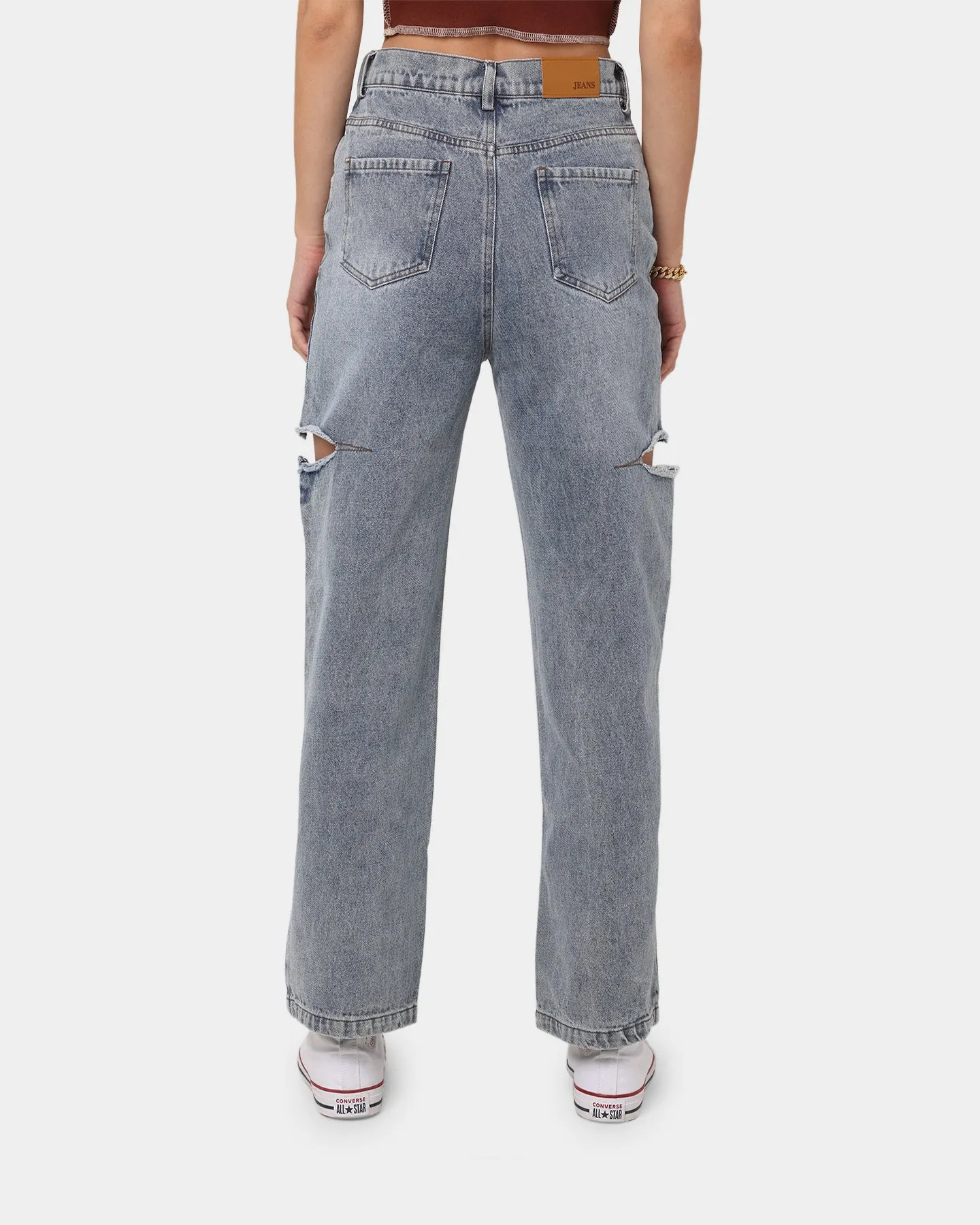 XXIII Women's Julieta Cut Out Jeans Blue