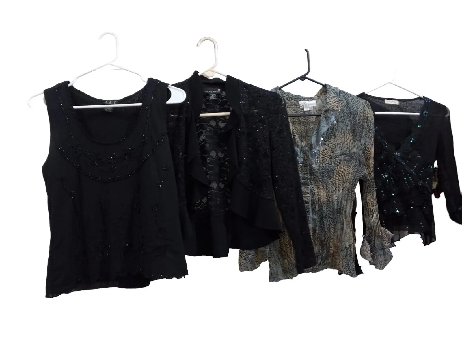 Y2K_24 Cute Black Shaded Blouses - 17 pcs - 24/5/24