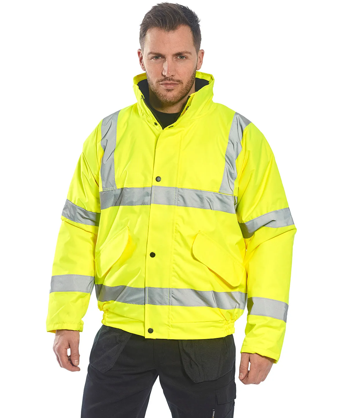 Yellow - Hi-vis bomber jacket (S463/S226)