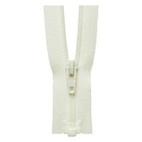 YKK Lightweight Open End Zip | Cream