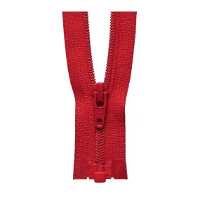 YKK Lightweight Open End Zip | Red