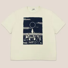 YMC Triple T-Shirt Ascension Print - Ecru