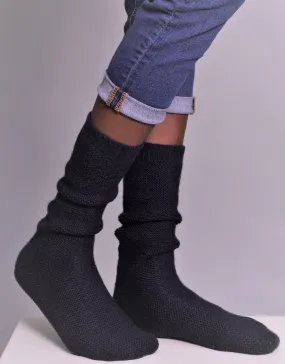 Yoga Socks in Nero Navy