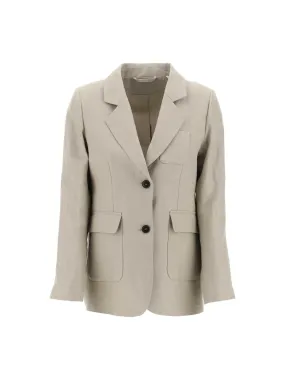 Yoko Tailored Blazer in Linen