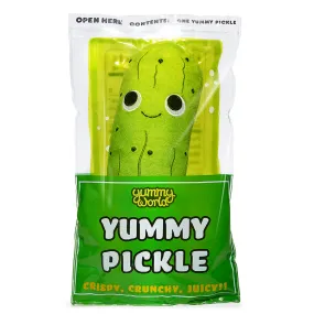 Yummy World Crunchy Pickle in a Bag 10" Interactive Plush