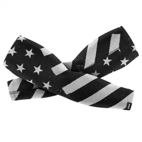 ZAN Headgear Arm Sleeve Sportflex® UPF50 _Black & White Flag
