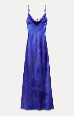 Zara Satin Effect Long Dress