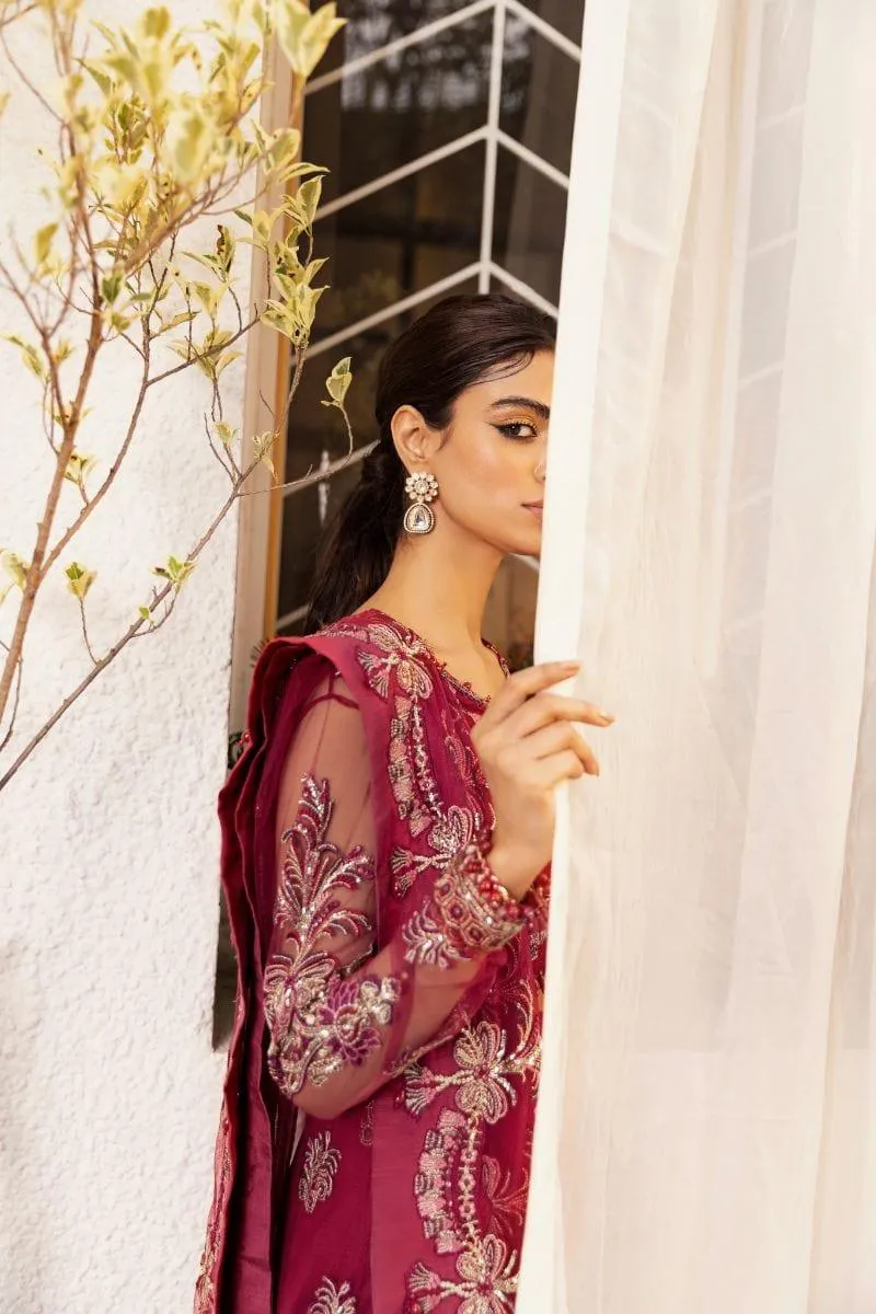 Zarub - LEENA - Embroidered - Unstitched - 3 Piece