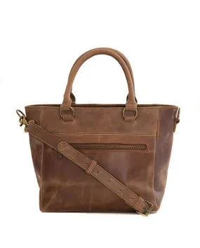Zemp Paris Grab Handbag | Waxy Tan