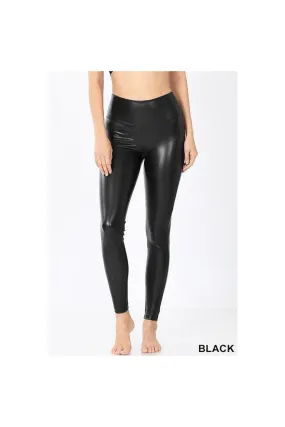 ZENANA Faux Leather Leggings Various Colors