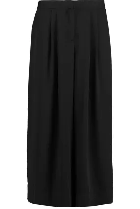 ZIMMERMANN Black Tuck crepe culottes pants trousers  Ladies