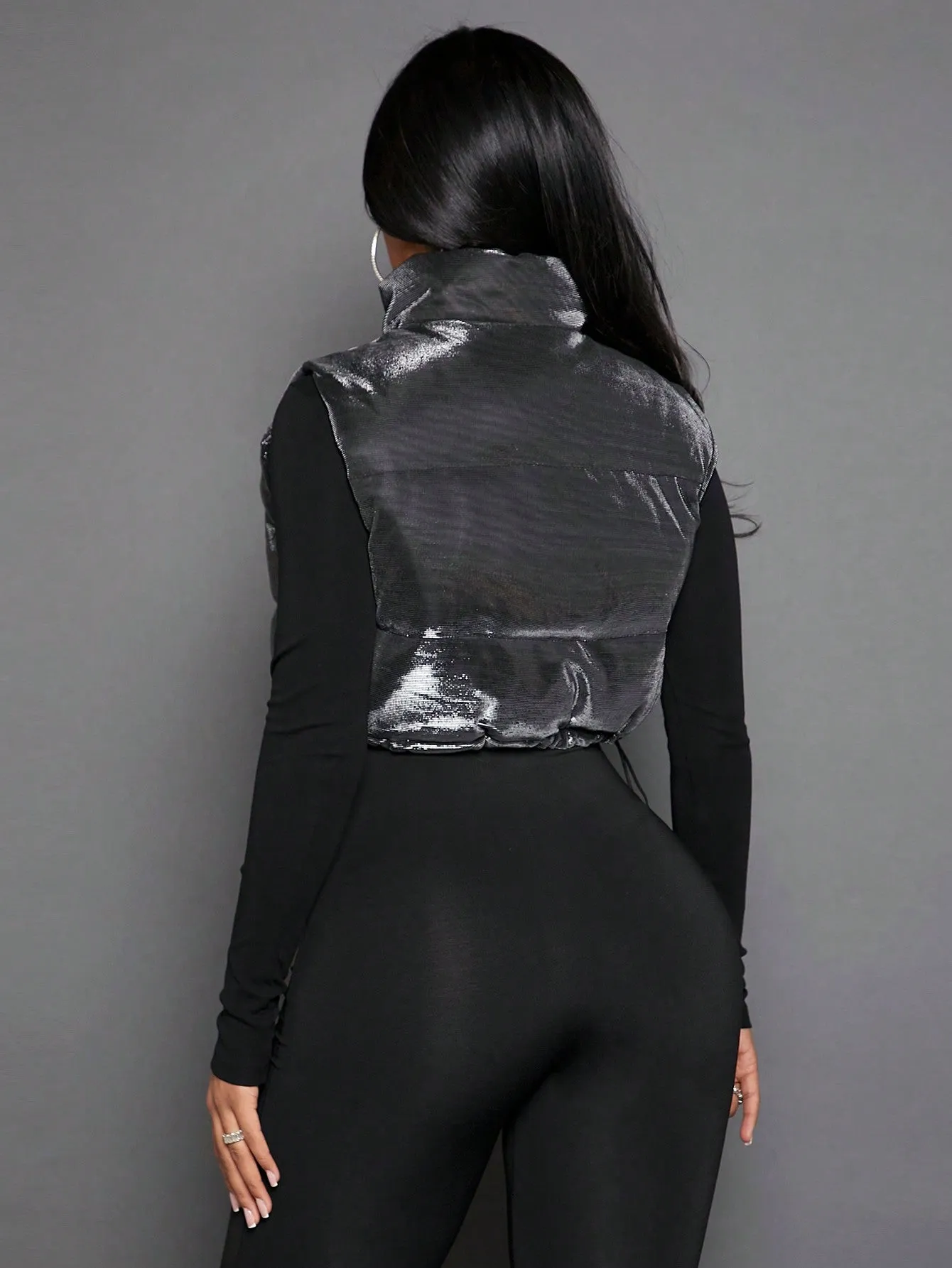 Zip Up Vest Puffer Coat FW23