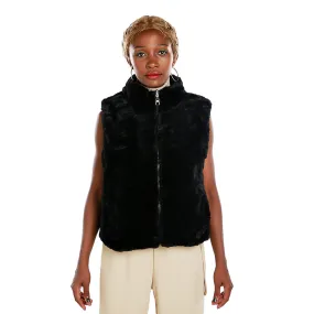 Zipper Reversible Sleeveless Jacket