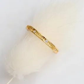 Zircon Moon Phase Ring