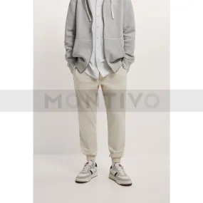 ZM Light Beige Slim Fit Jogger Pants