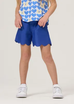 Zoe Scalloped Hem Shorts